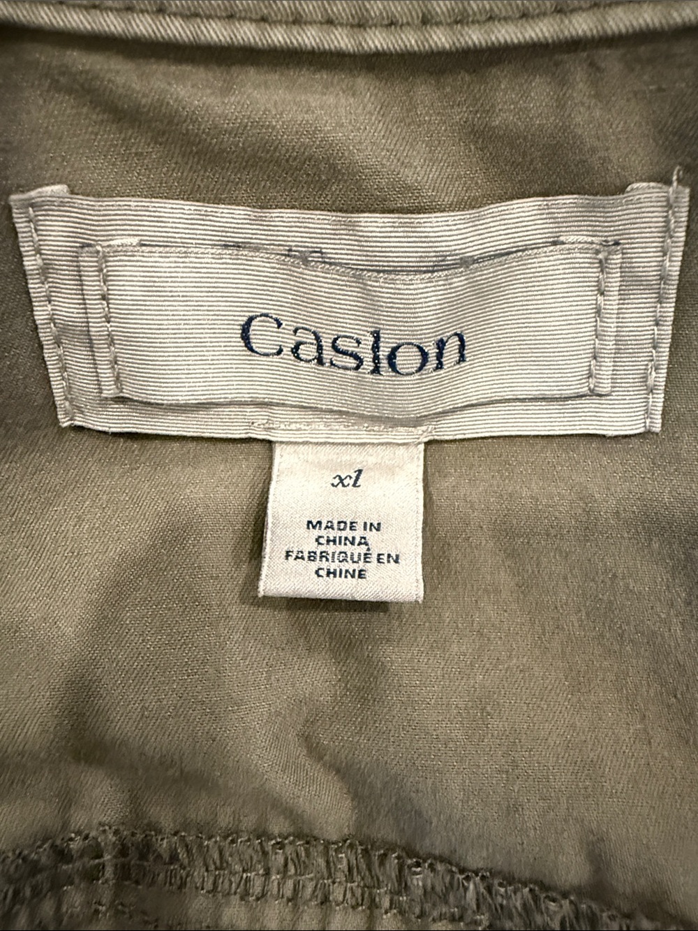 Casion Olive Utility Jacket - Lightweight Field Style Size XL - Picture 8 of 9